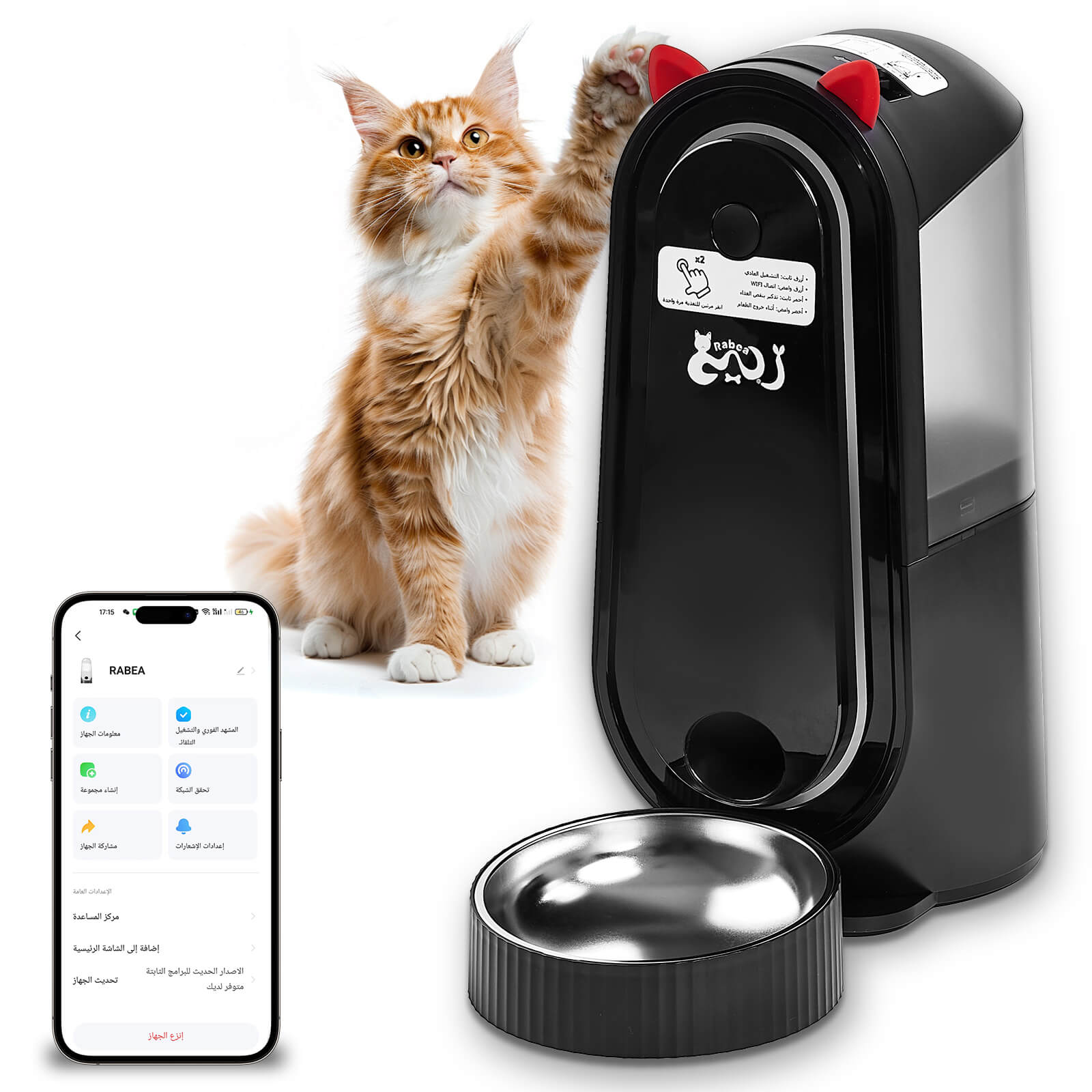 Automatic cat feeder