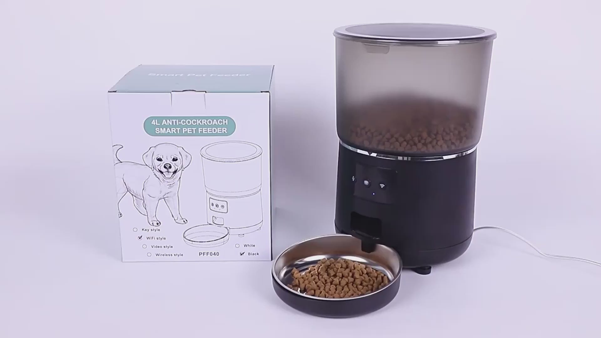 Automatic cat feeder